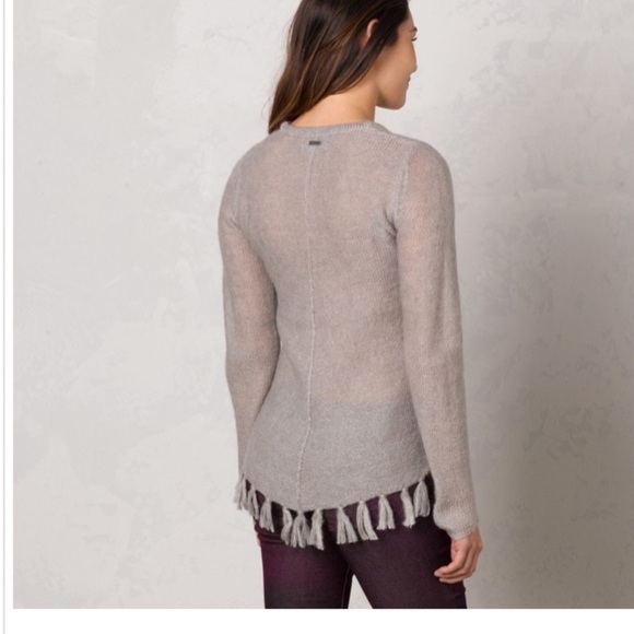 Prana Shelby Wool Blend Sweater Heathered Knit - Picture 10 of 10